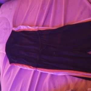 strapless flared romper